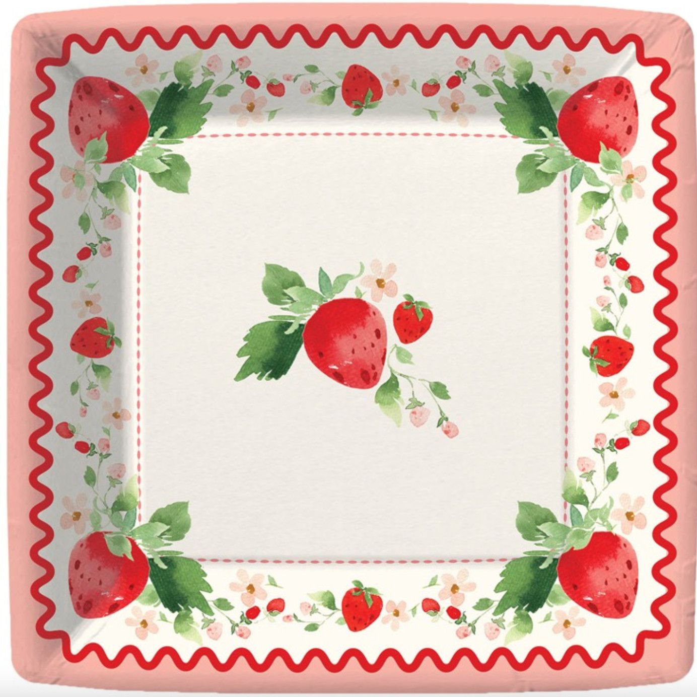 Berry Sweet Square Dinner Plate