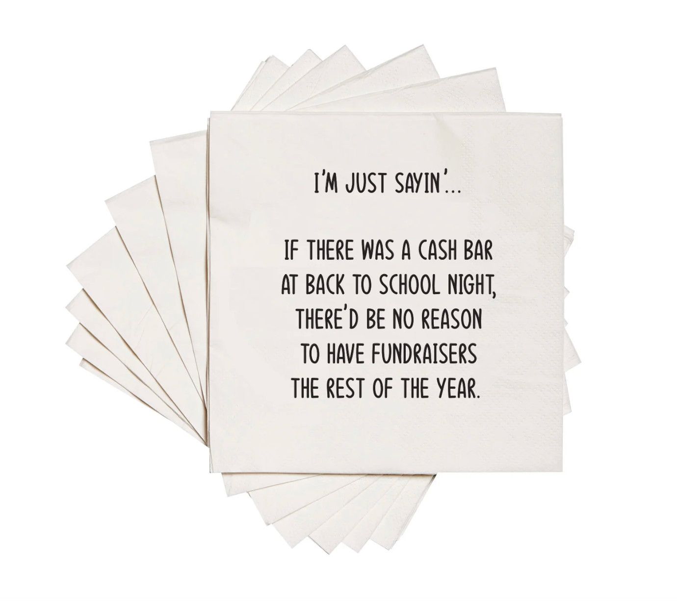 Cash Bar Cocktail Napkins