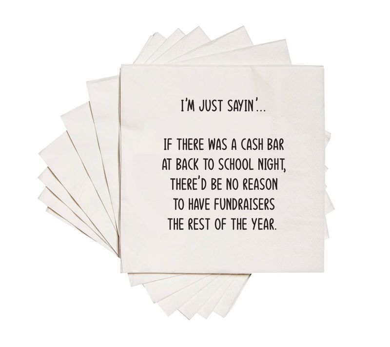 Cash Bar Cocktail Napkins