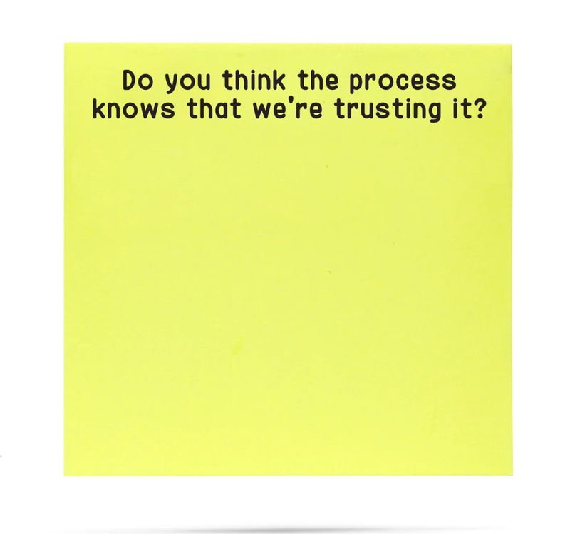 Does the Process Know Post It Notes