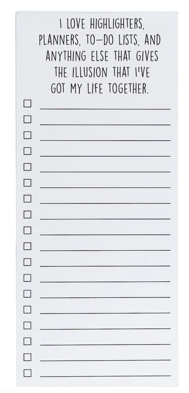 Highlighters List Pad