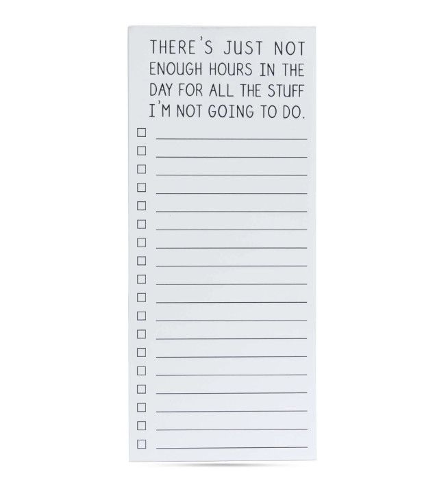 Not Enough Hours List Pad