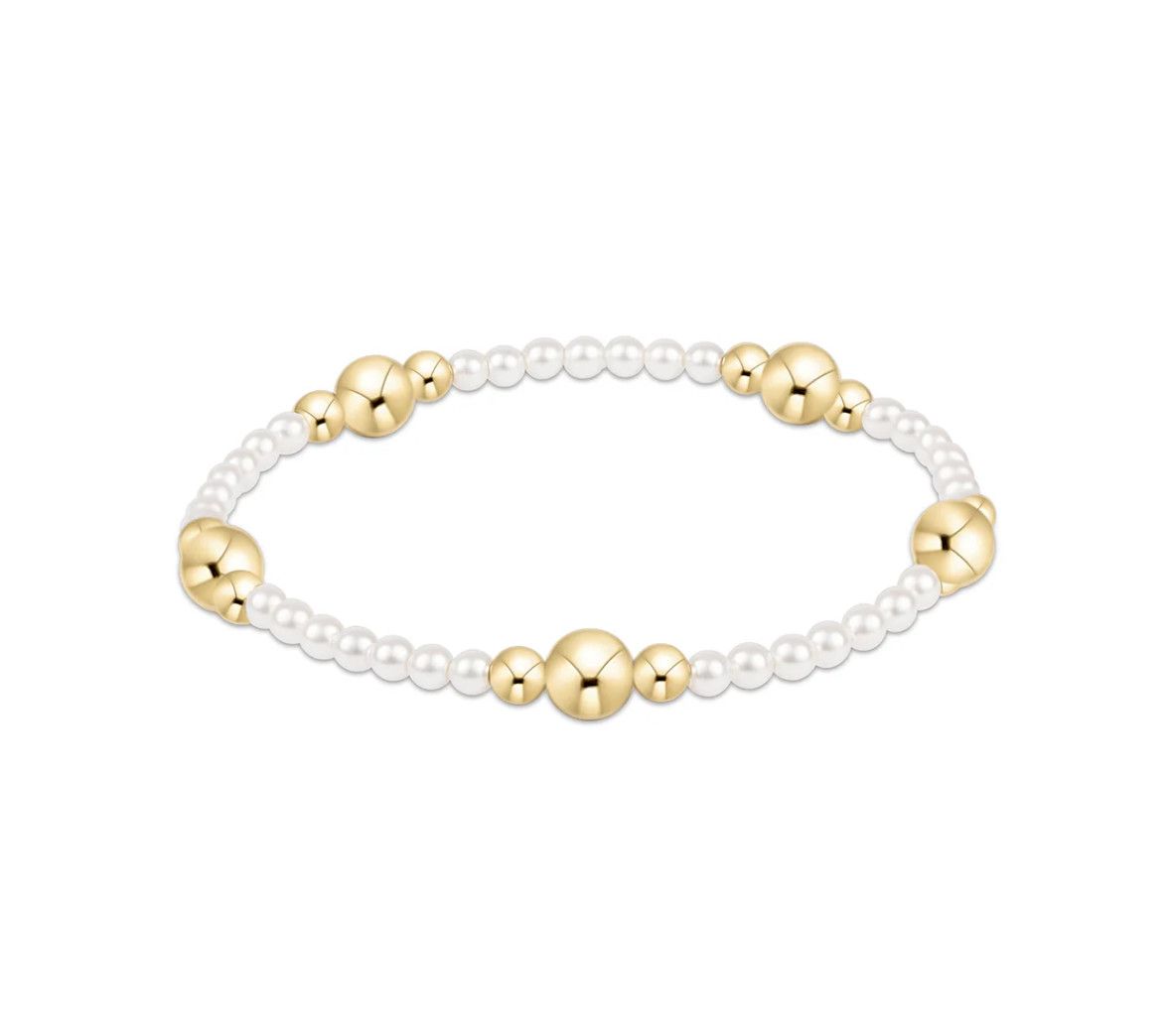 Purpose Gold 6mm Pearl Bracelet
