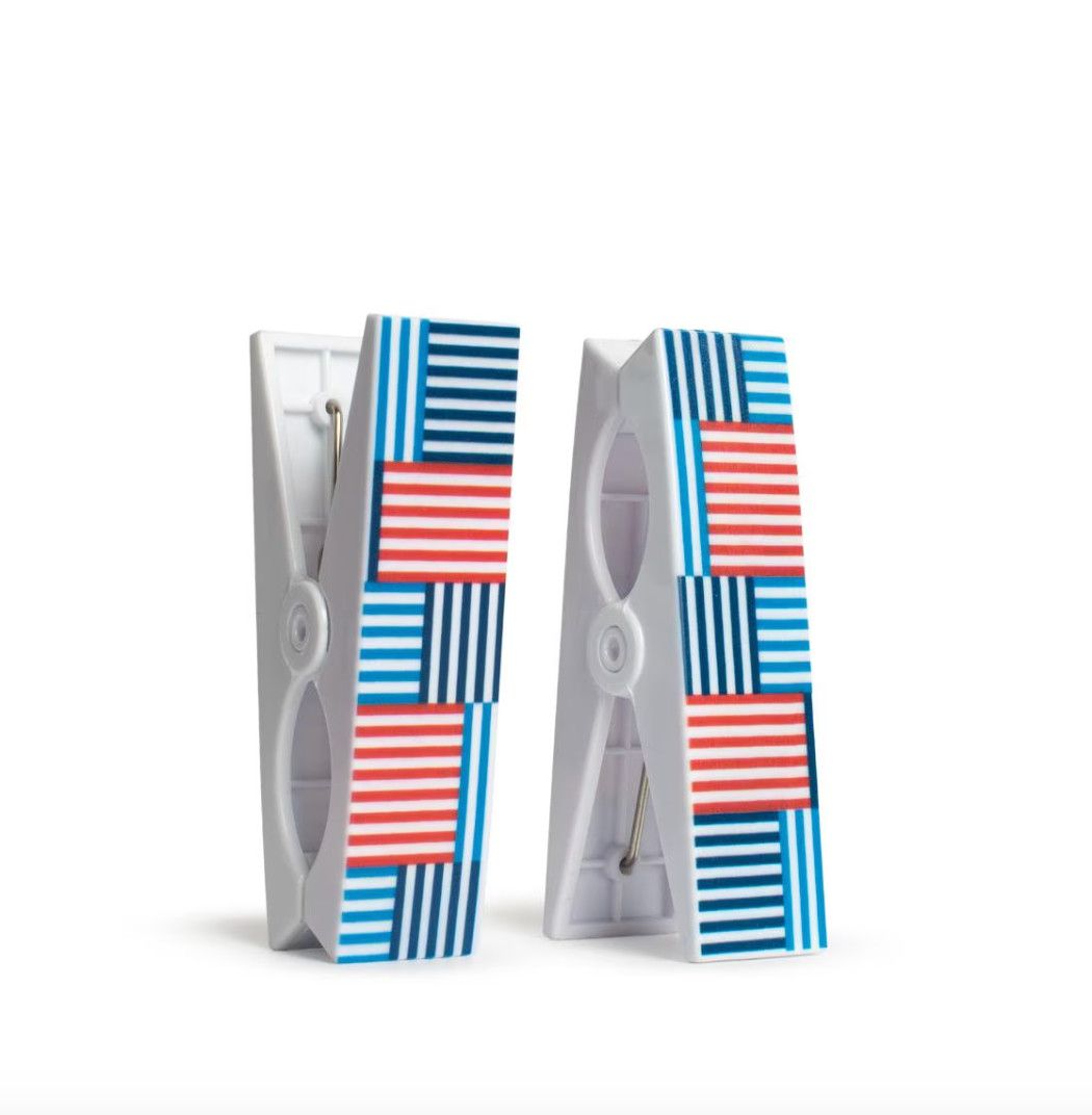 Beach Towel Clips | Freeport Stripe