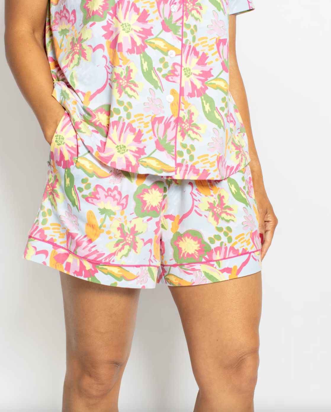 Summer Bouquet Sleep Short, Size: XS