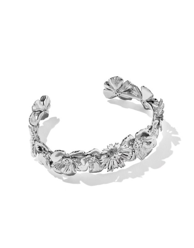The Cailey Flower Cuff Bracelet