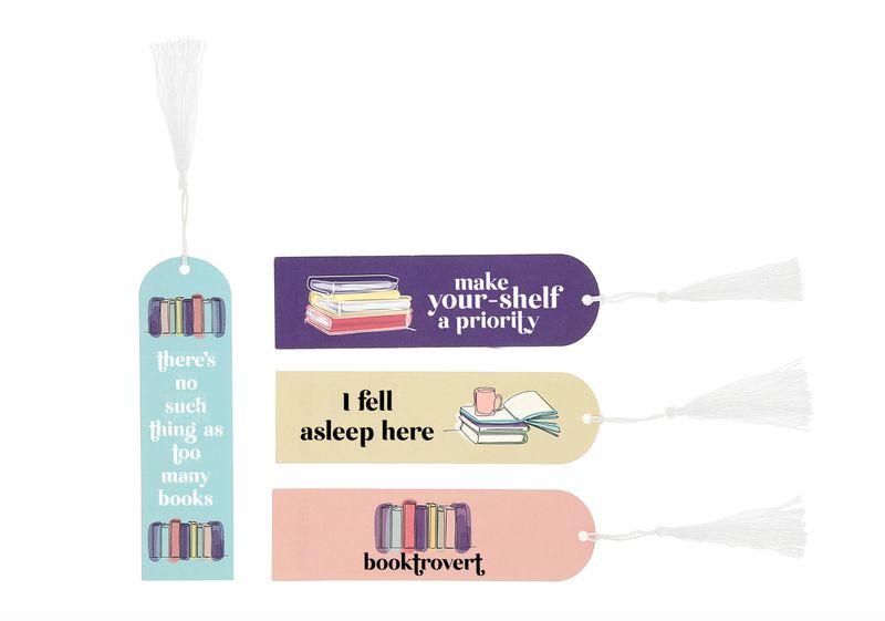 All Booked Up Set of 4 Bookmarks