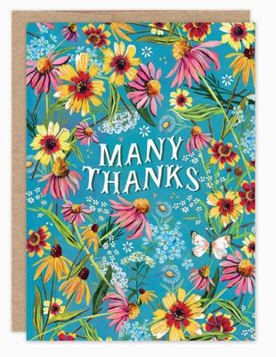 Wild Meadow Thank You Card