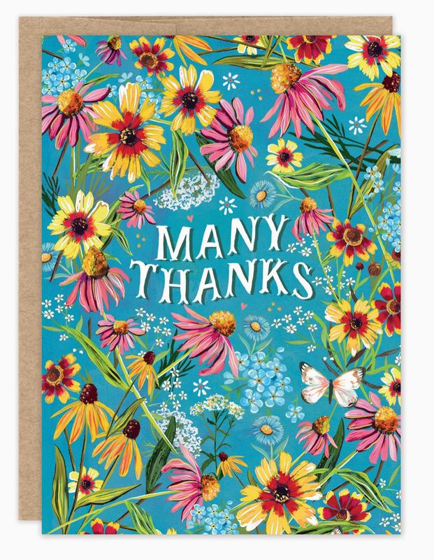 Wild Meadow Thank You Card