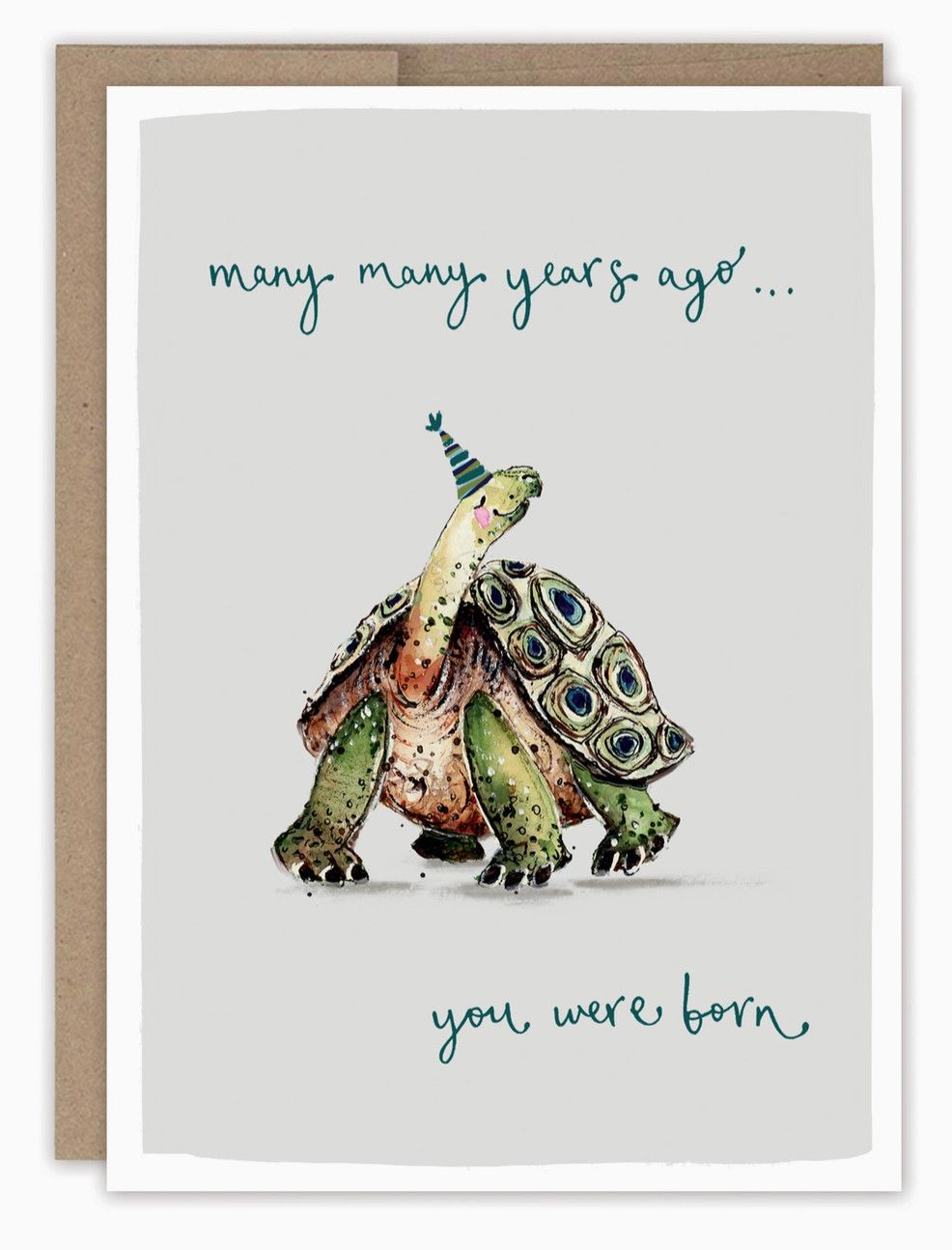 Tortoise Birthday Card