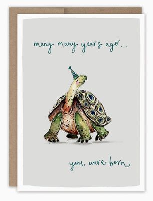 Tortoise Birthday Card
