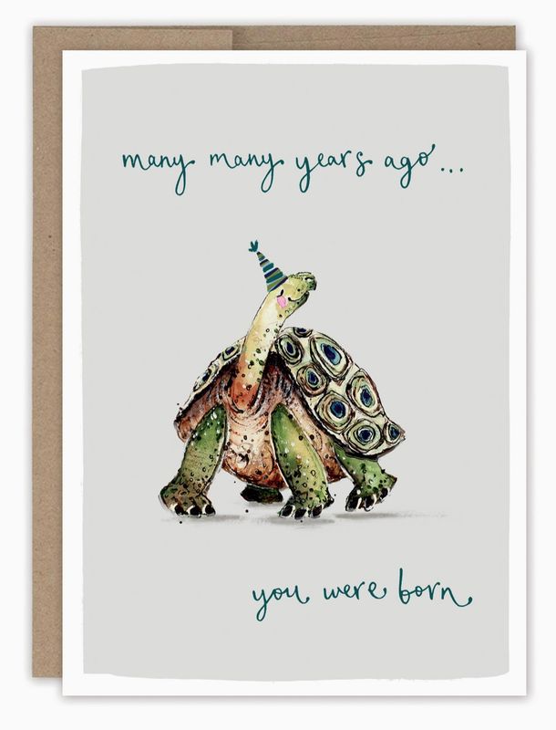 Tortoise Birthday Card