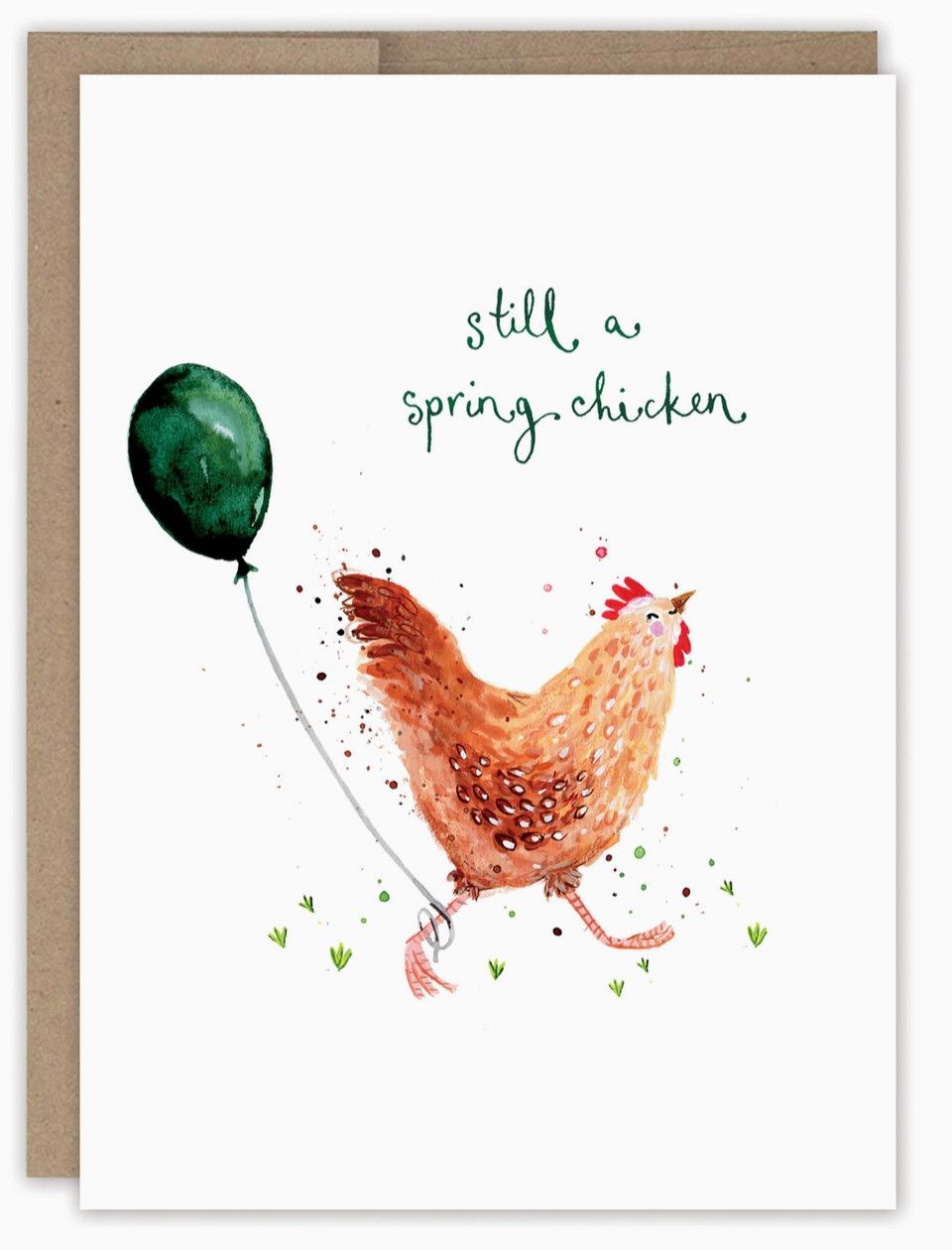 Still a Spring Chicken Birthday Card