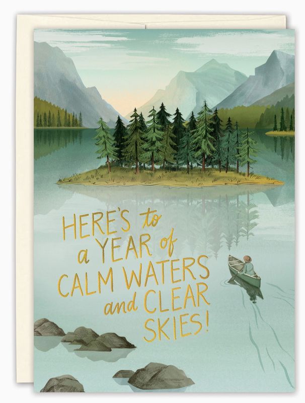 Clear Skies Birthday Card