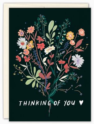 Evening Bouquet Sympathy Card