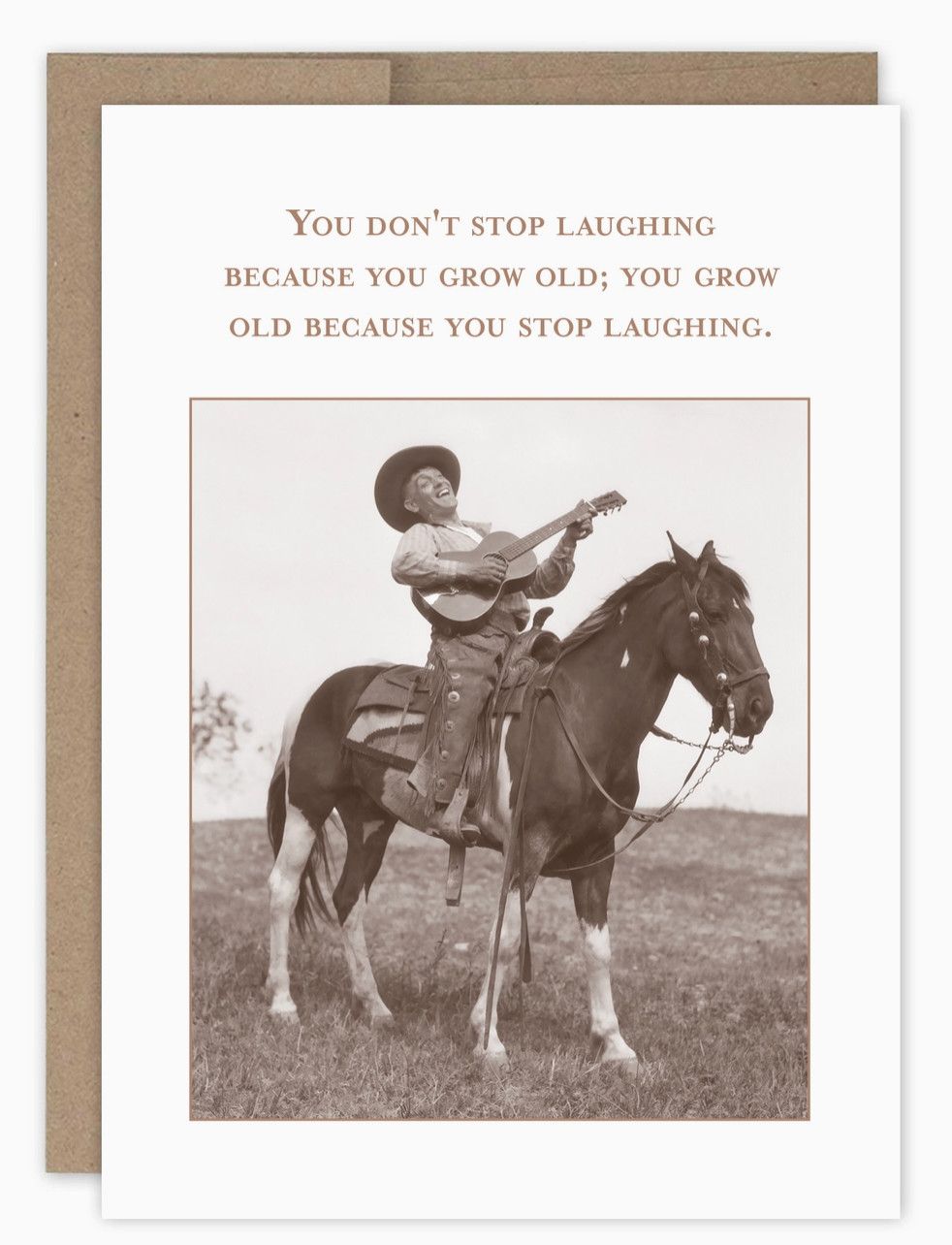 Don't Stop Laughing Birthday Card