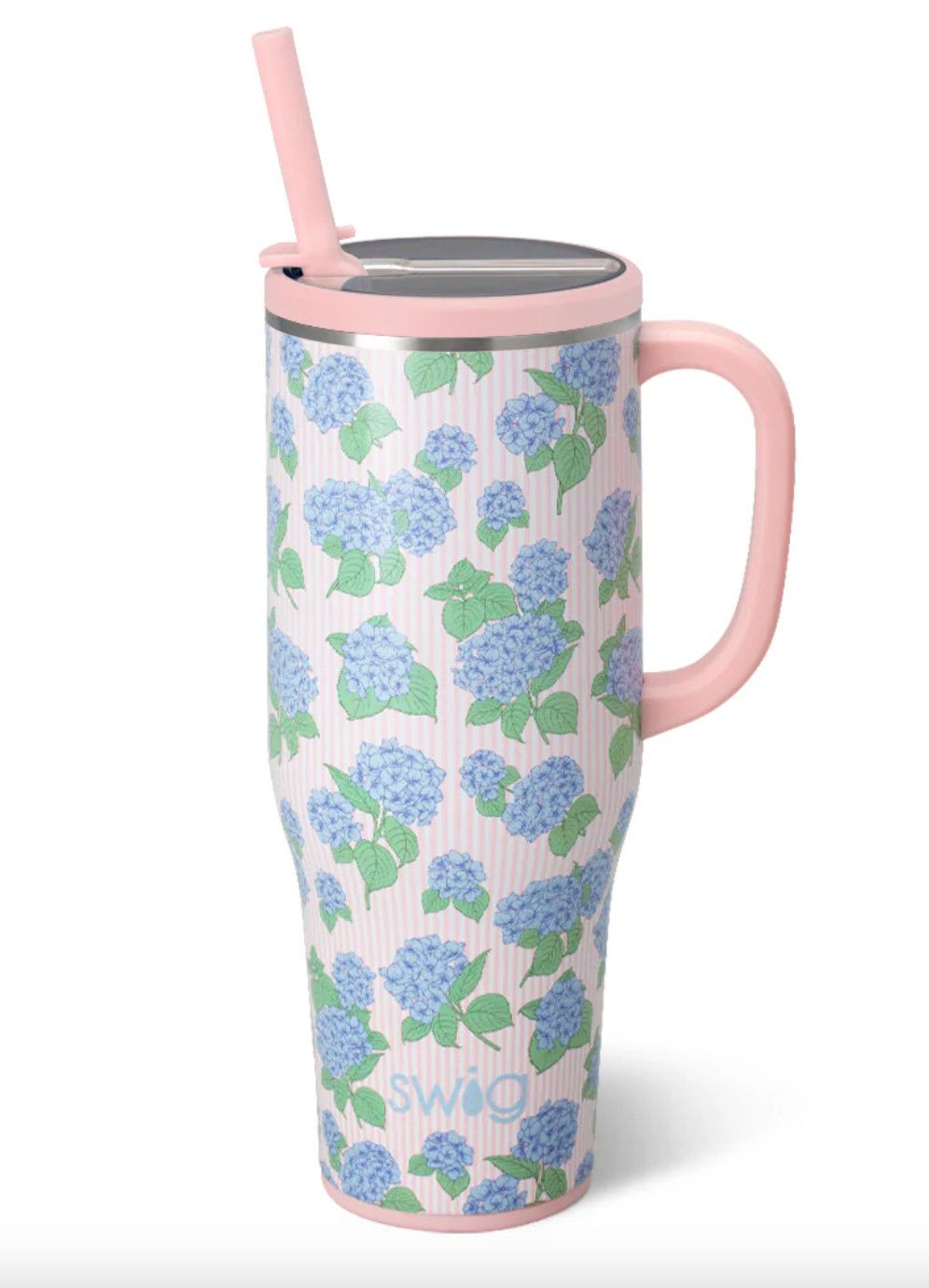 Swig Hydrangeas, Size: 40oz Mega Mug