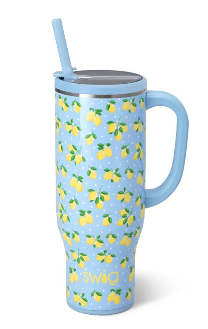 Swig Lemon Merinque Collection, Size: Mega Mug 30oz