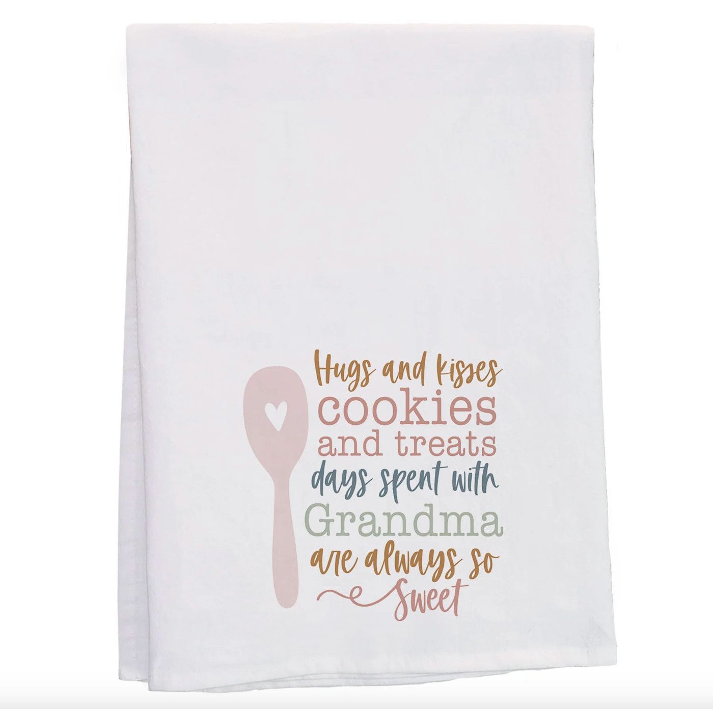 Hugs and Kisses Gigi Tea Towel