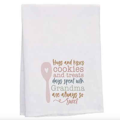 Hugs and Kisses Gigi Tea Towel