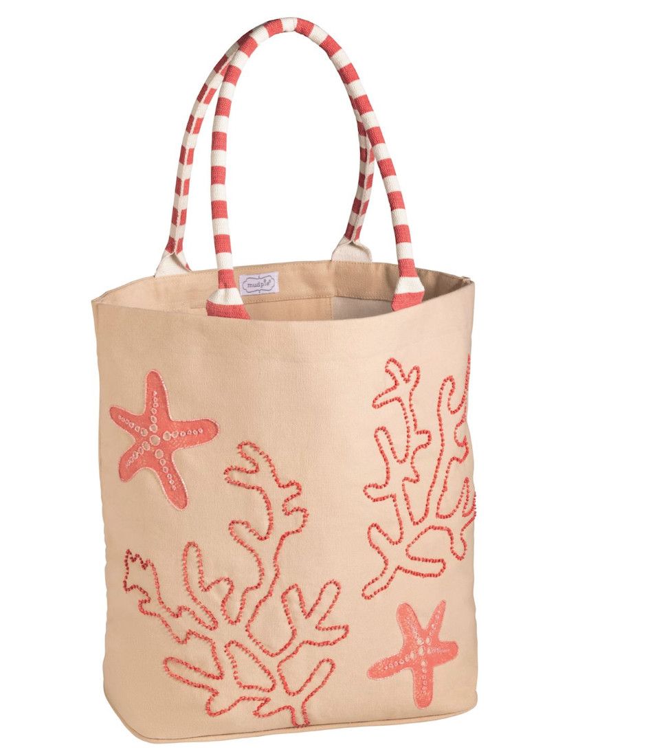 Natural Coastal Reef Luxe Tote