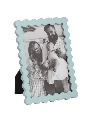 Rectangle Blue Wood Frame