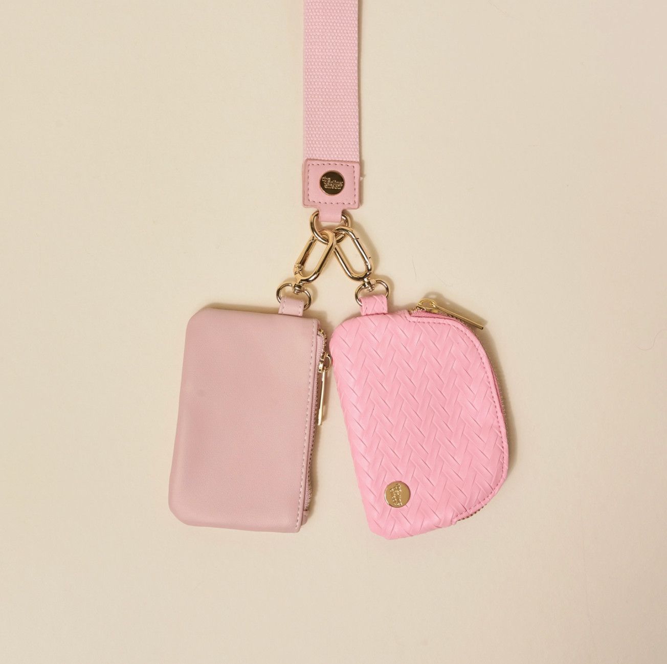 Dynamic Duo Pouch Wristlet | Blush
