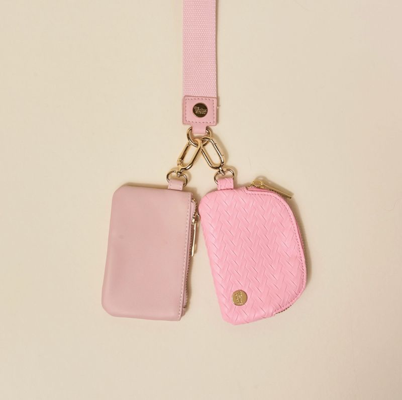 Dynamic Duo Pouch Wristlet | Blush