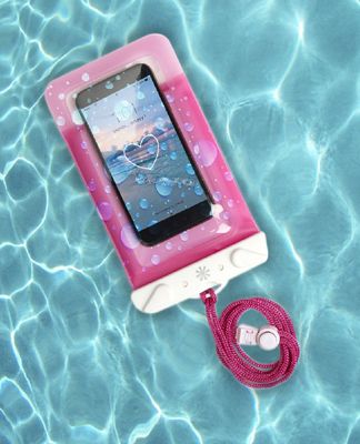 Dry Spell Floatie Water Defender Phone Bag | Pink