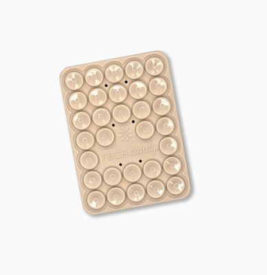 Stick 'Em Up 2-Sided Phone Suction Pad | Natural