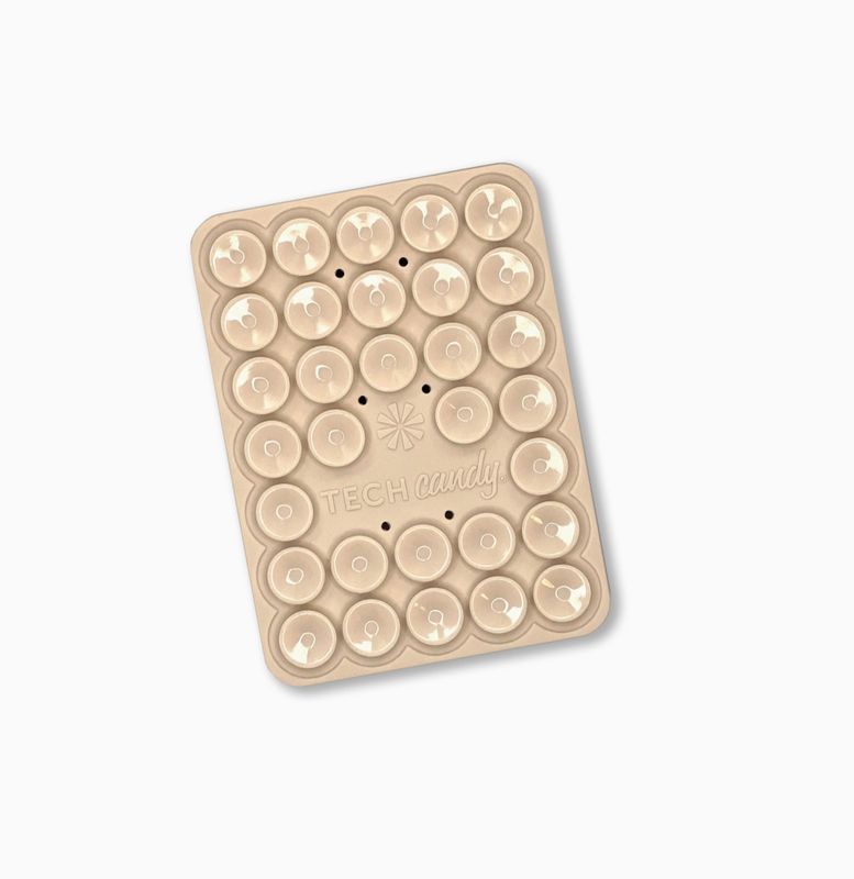 Stick 'Em Up 2-Sided Phone Suction Pad | Natural