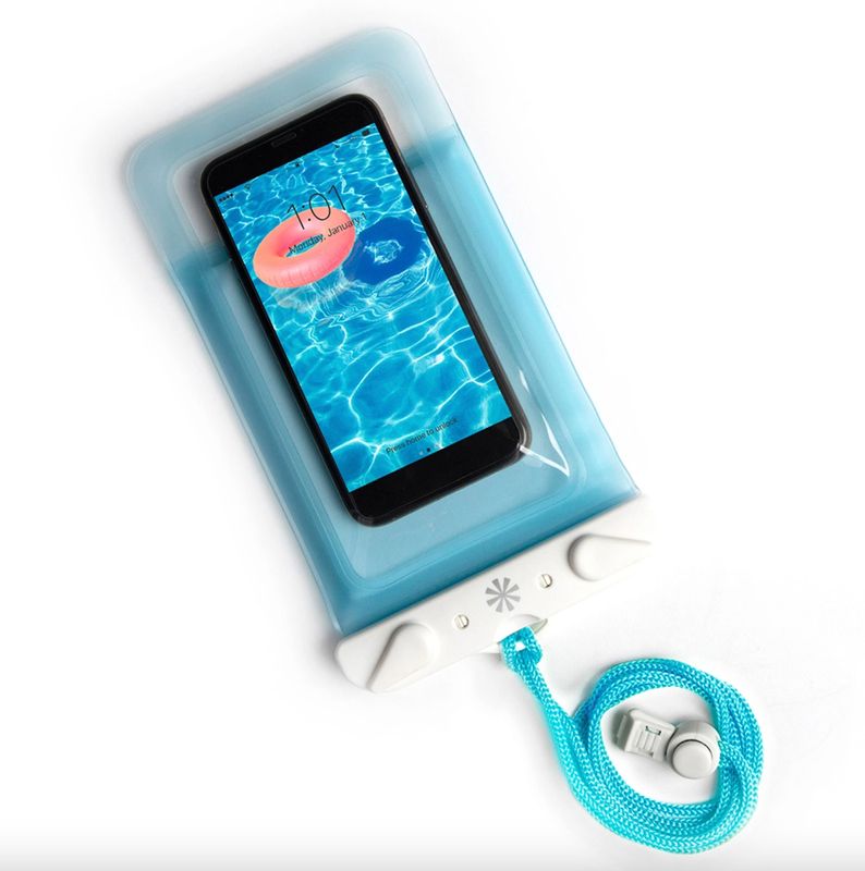 Dry Spell Floatie Water Defender Phone Bag | Light Blue