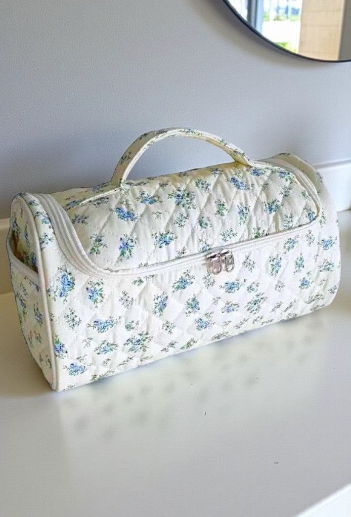 The Addie Cosmetic Case, Color: Blue