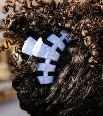 Teleties™ Classic Hair Clip | Blue Lagoon