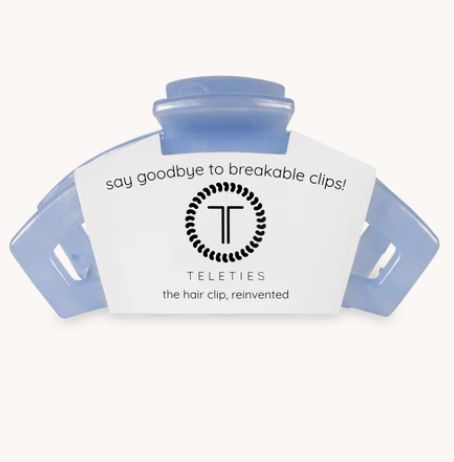 Teleties™ Open Hair Clip | Blue Lagoon