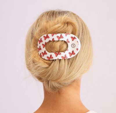 Disney™ Teleties™ Flat Round Hair Clip | Minnie Loves Her Bows