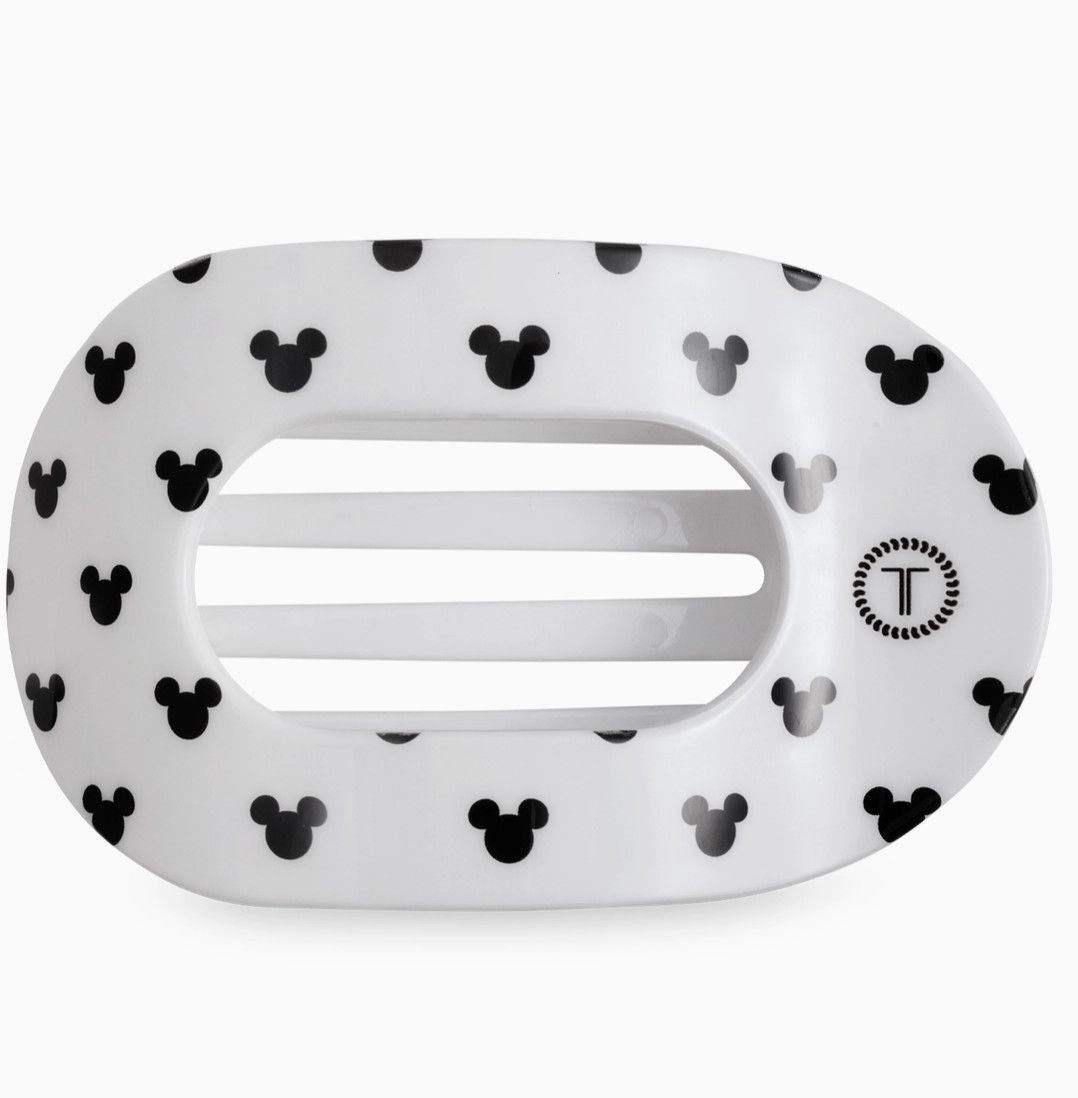 Disney™ Teleties™ Flat Round Hair Clip | The Iconic Mickey Mouse, Size: Small