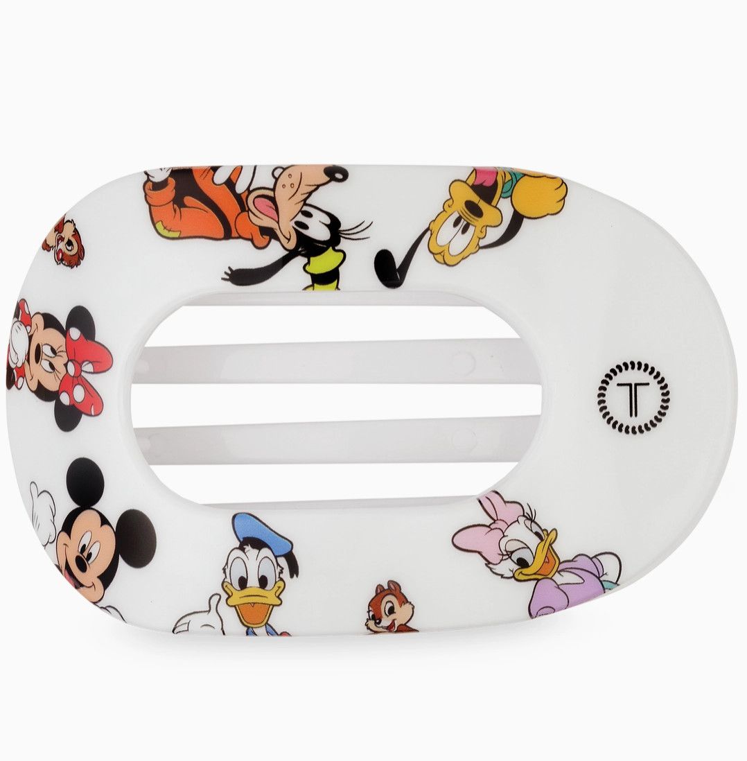 Disney™ Teleties™ Flat Round Hair Clip | Mickey and Friends, Size: Small