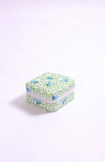 Travel Jewelry Case | Hydrangea Bamboo