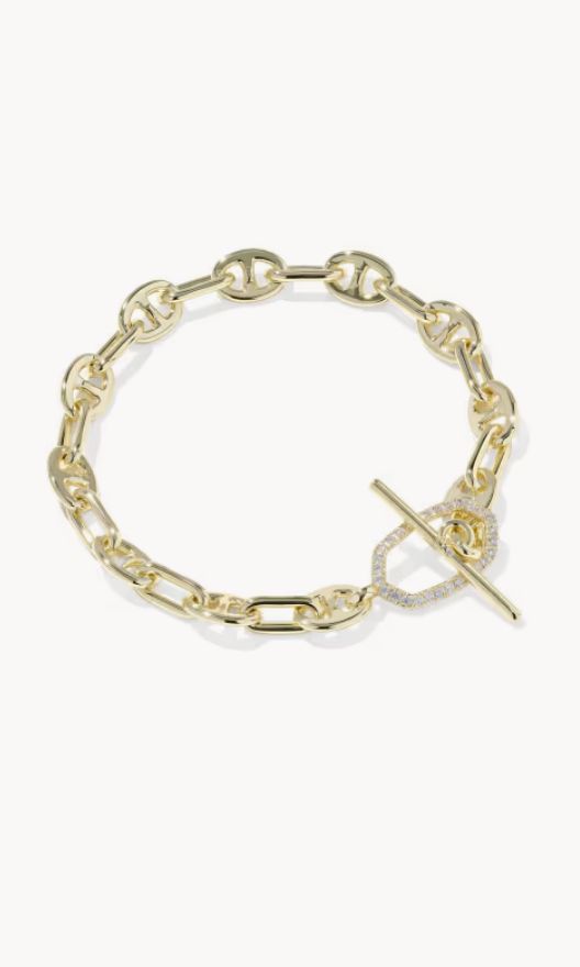 The Elaina Toggle Link Chain Bracelet