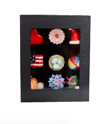 Nora Fleming Keepsake Storage Box Holds 9
