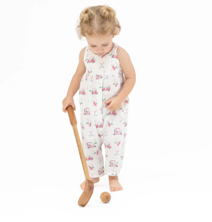 Angel Dear Golf Cart Tie Back Romper