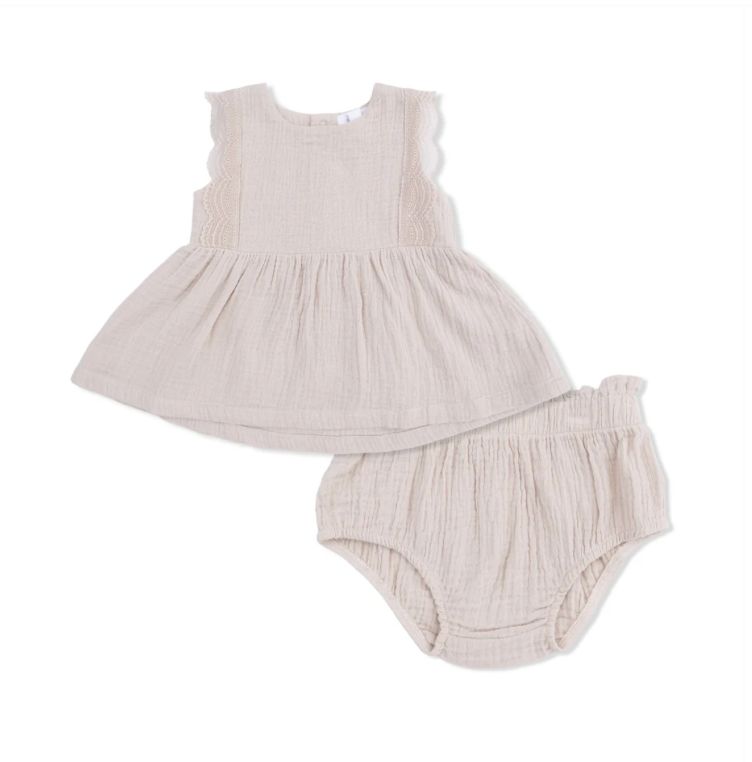 Angel Dear French Oak Babydoll Top w/Bloomer