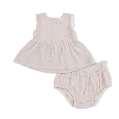 Angel Dear French Oak Babydoll Top w/Bloomer, Size: 6-12 mo
