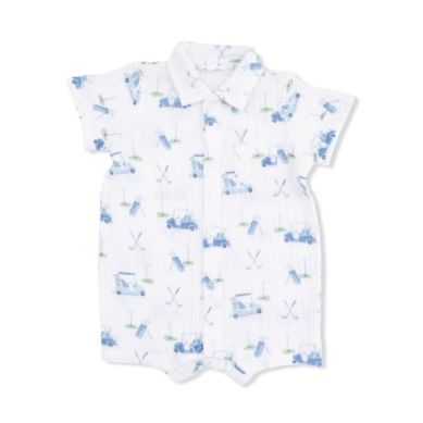 Angel Dear Golf Carts Polo Shortie, Size: 6-12 mo