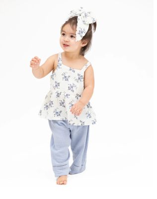 Angel Dear Belle Dot Peplum Tank + Pant Set
