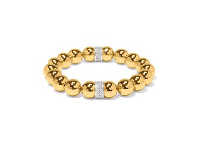 Meridian Stretch Bracelet Gold