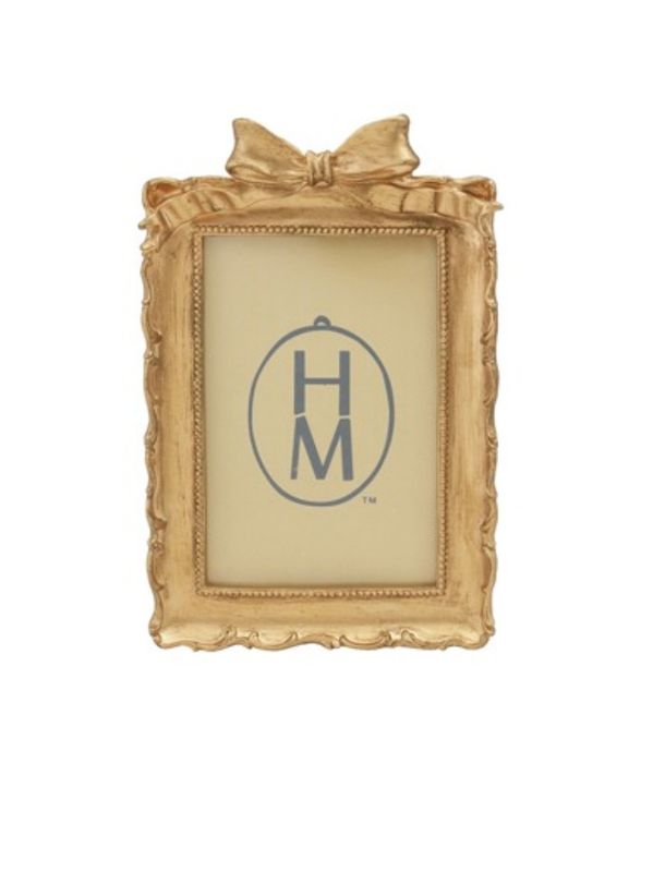 Resin Bow Frame Gold Finish