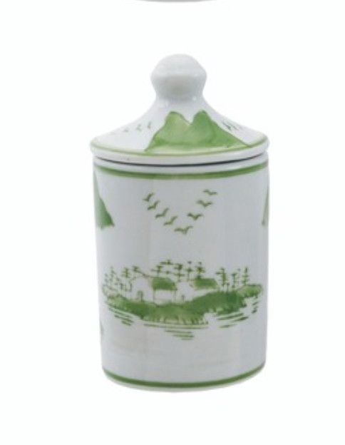 Bridge Scene Landscape Spice Jar