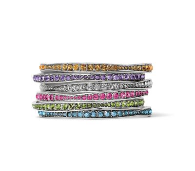 Light Hearted Crystal Bangle